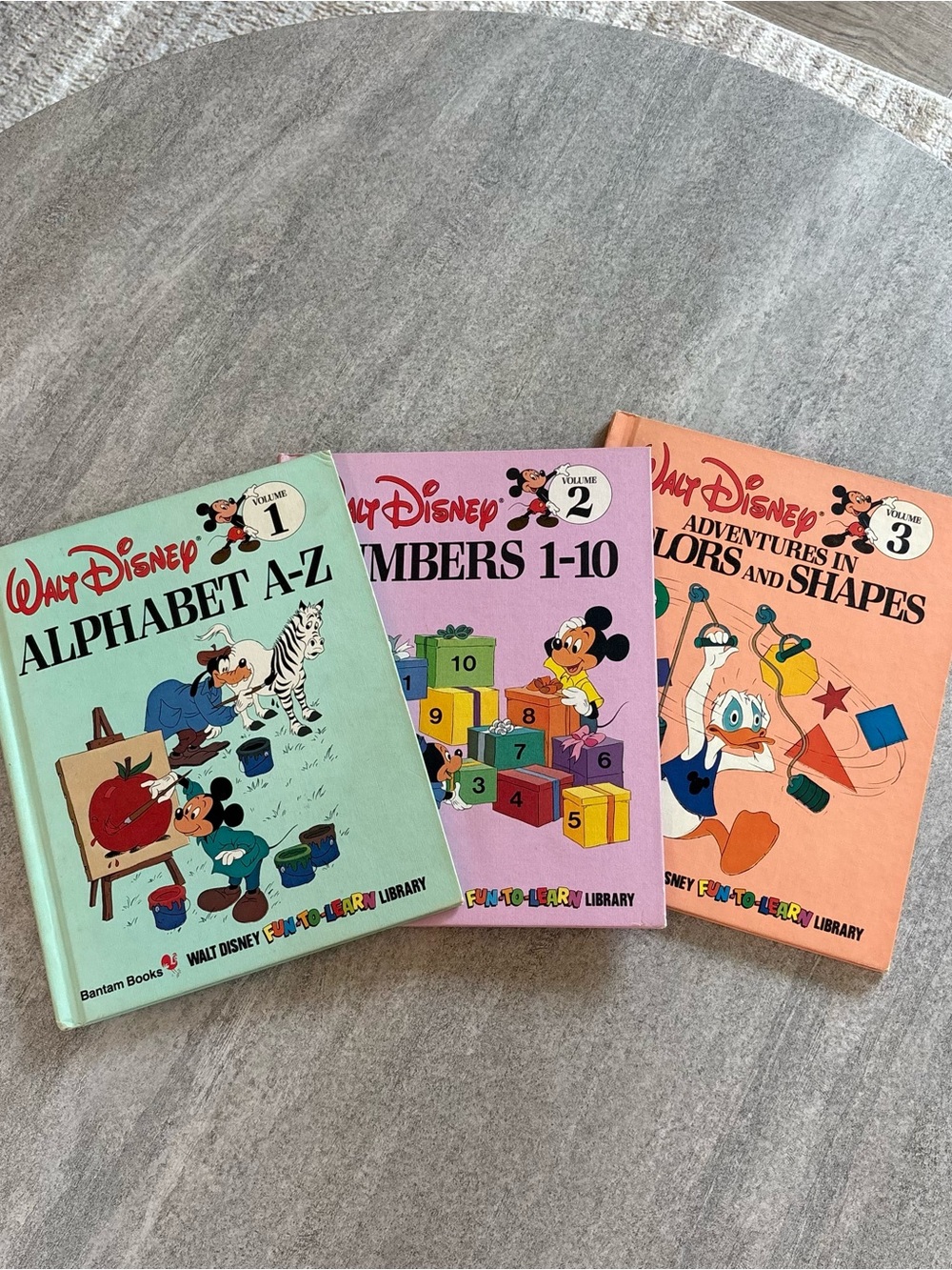 Disney Kids Board Books Set - Mint Green, Lavender, Peach